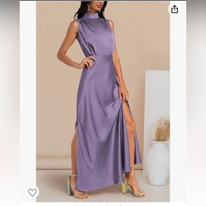 XXL lavender Maxi dress